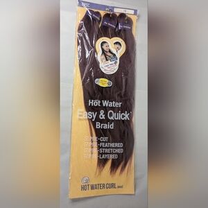 Yaki Synthetic Hair Extensions Easy Braid 3 Piece  Burgundy 52"